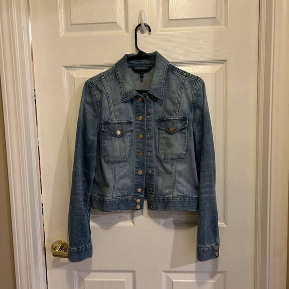 White House Black Market Denim Jacket - Picture 2 of 9